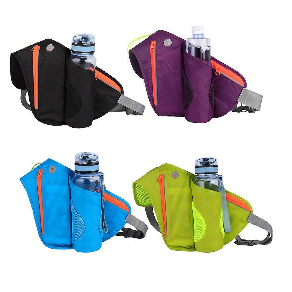Outdoor Activities Waist Pouch Multifunctional Storage Bag For Adults With Phone Storage Function And Water Bottle Holder In Green 1Set