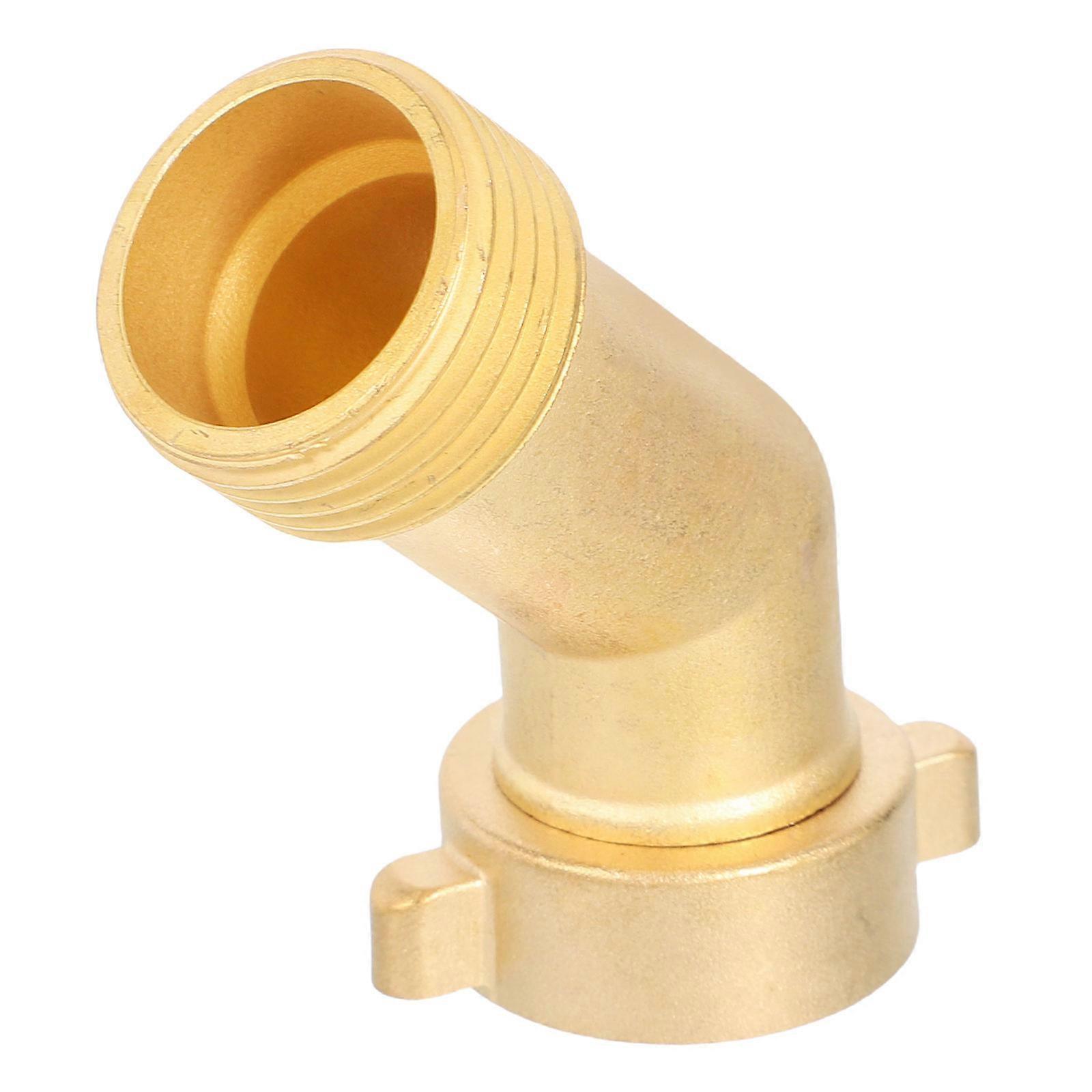 45° RV Water Hose Elbow Connector Valve Fitting for Garden Hose Pipe – Pressure Control & Backflow Protection for RV Water Systems