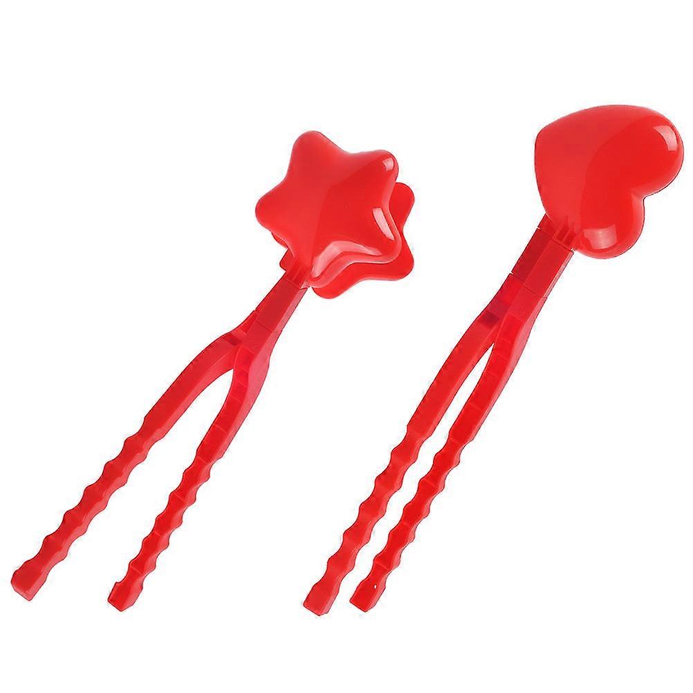 2pcs Making Tools for Children Winter Snow Toys Clamp Clip Toys
