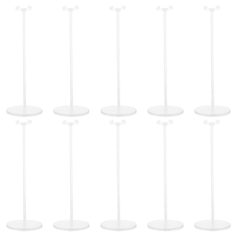 Adjustable Action Figure Supports with Waist Clips   10pcs Display Stands for Collectible Dolls Showcase and Decoration Collection
