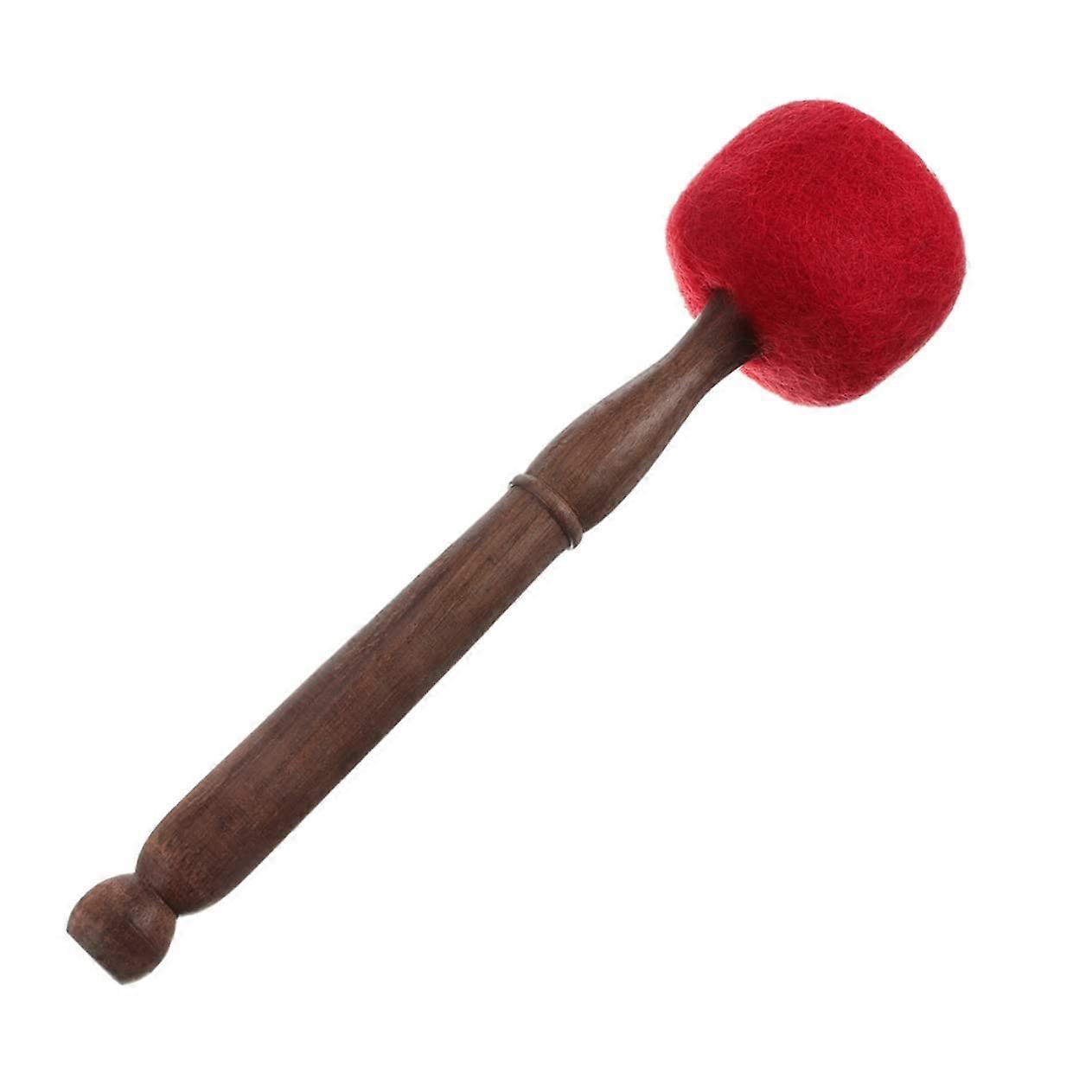 Buddha Singing Bowl Knock Bar - Red Wood Meditation Chime Bowl Stick for Sound Healing and Relaxation