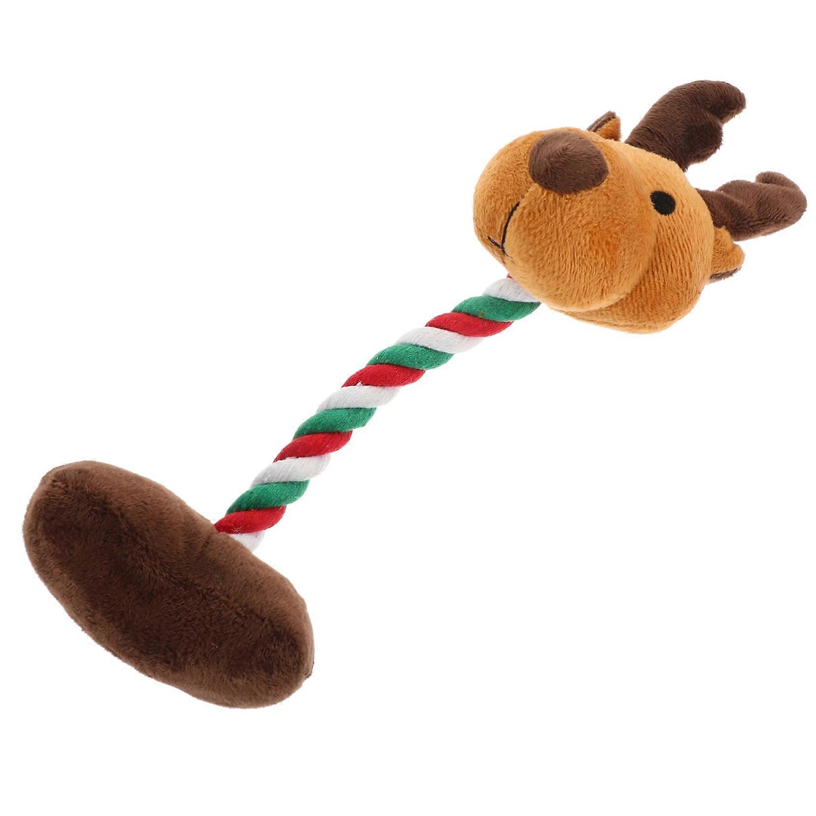 Chew Toy Puppy Christmas Squeaky Toy For Dogs Machine Washable Easy To Clean