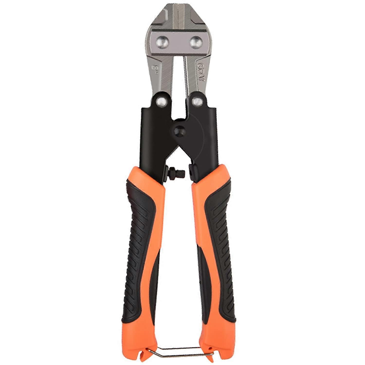 8 Inch Compact Bolt Cutter, Mini Wire Cutter, Durable CR-V Steel Side Cutter for Cable and Wire Cutting