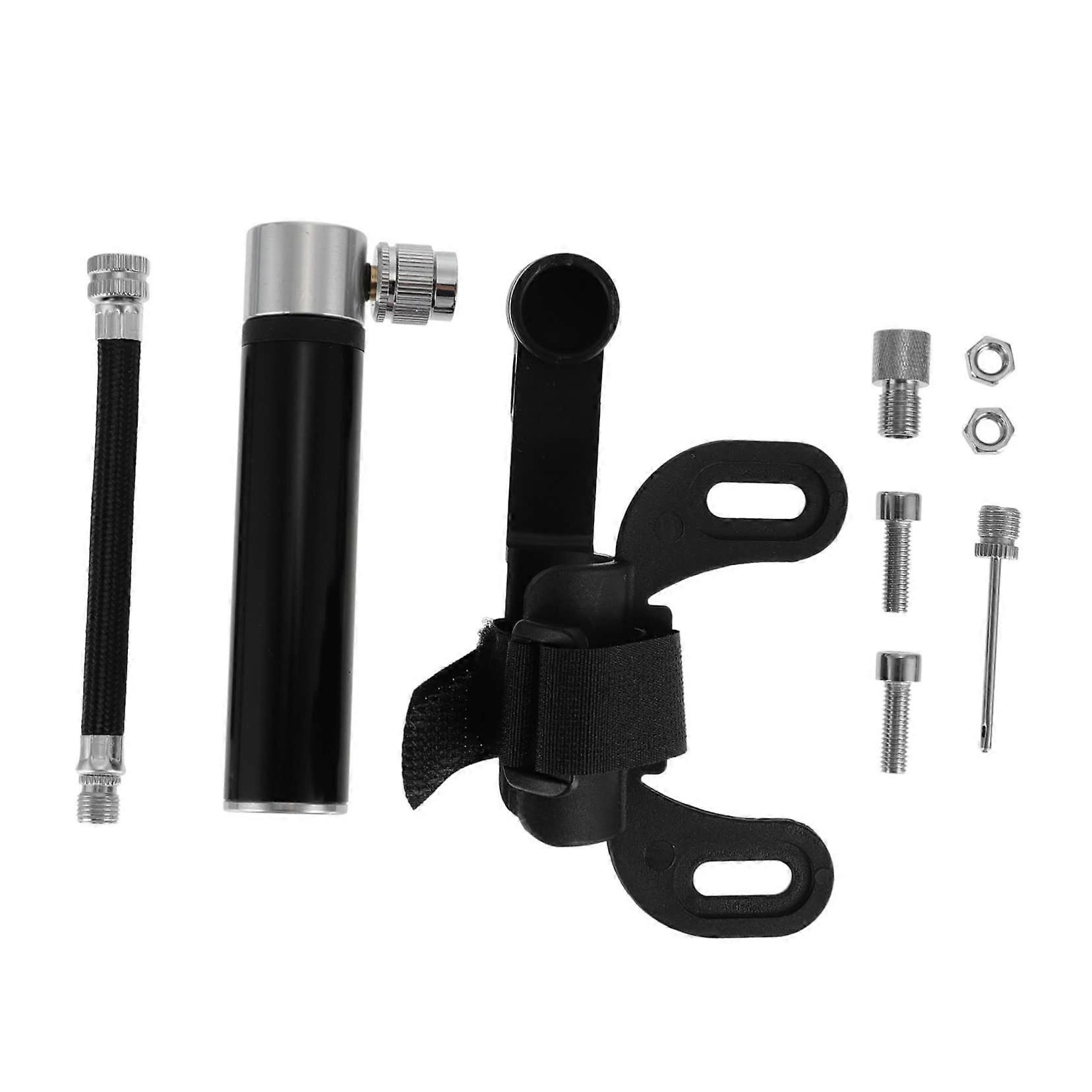 1Satz Air Inflator for Bicycle Tires and Basketball Pump Compatible with Valves for Cyclists to Transport
