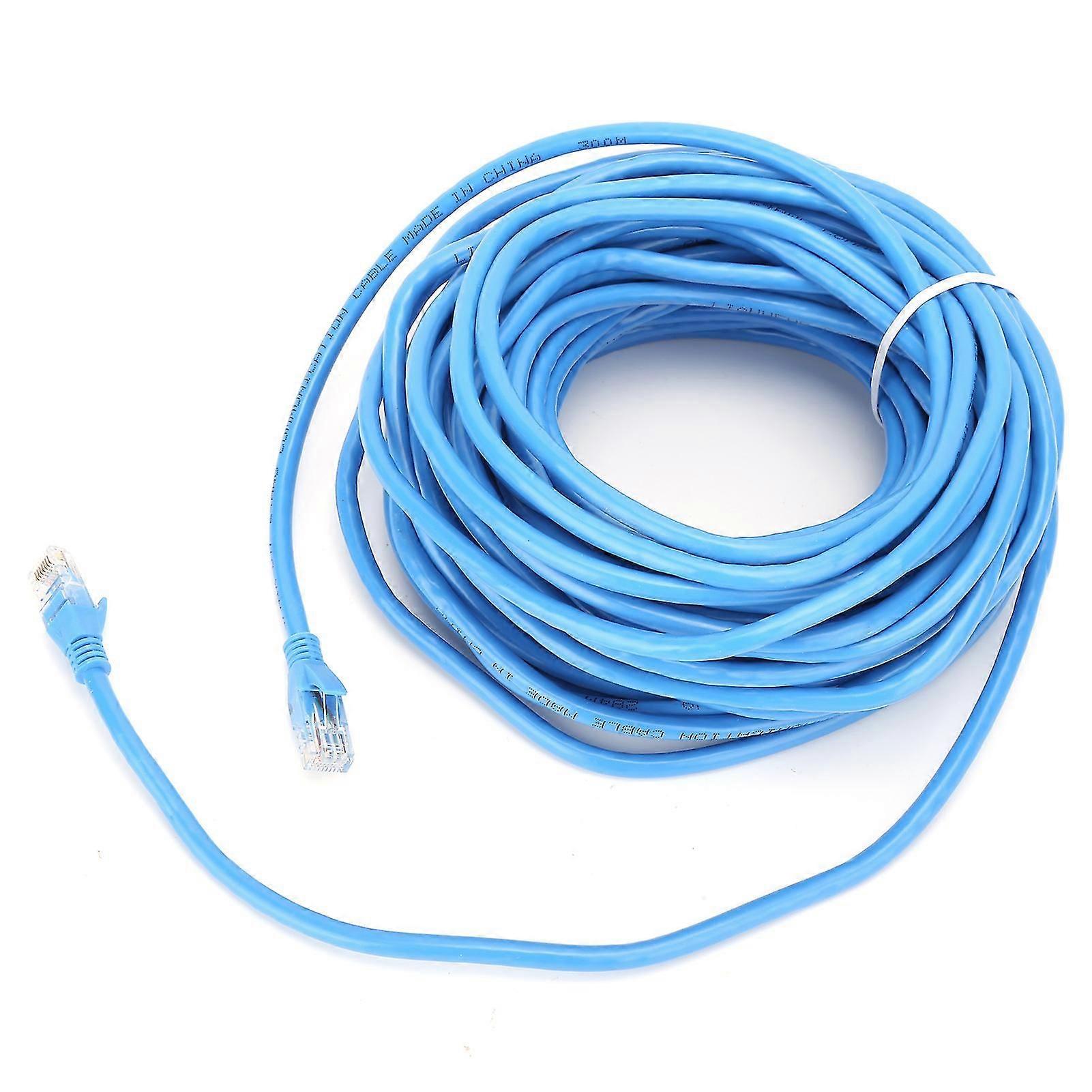 Network Cable Gigabit RJ45 Ethernet LAN Patch Cable Oxygen Free Copper Blue