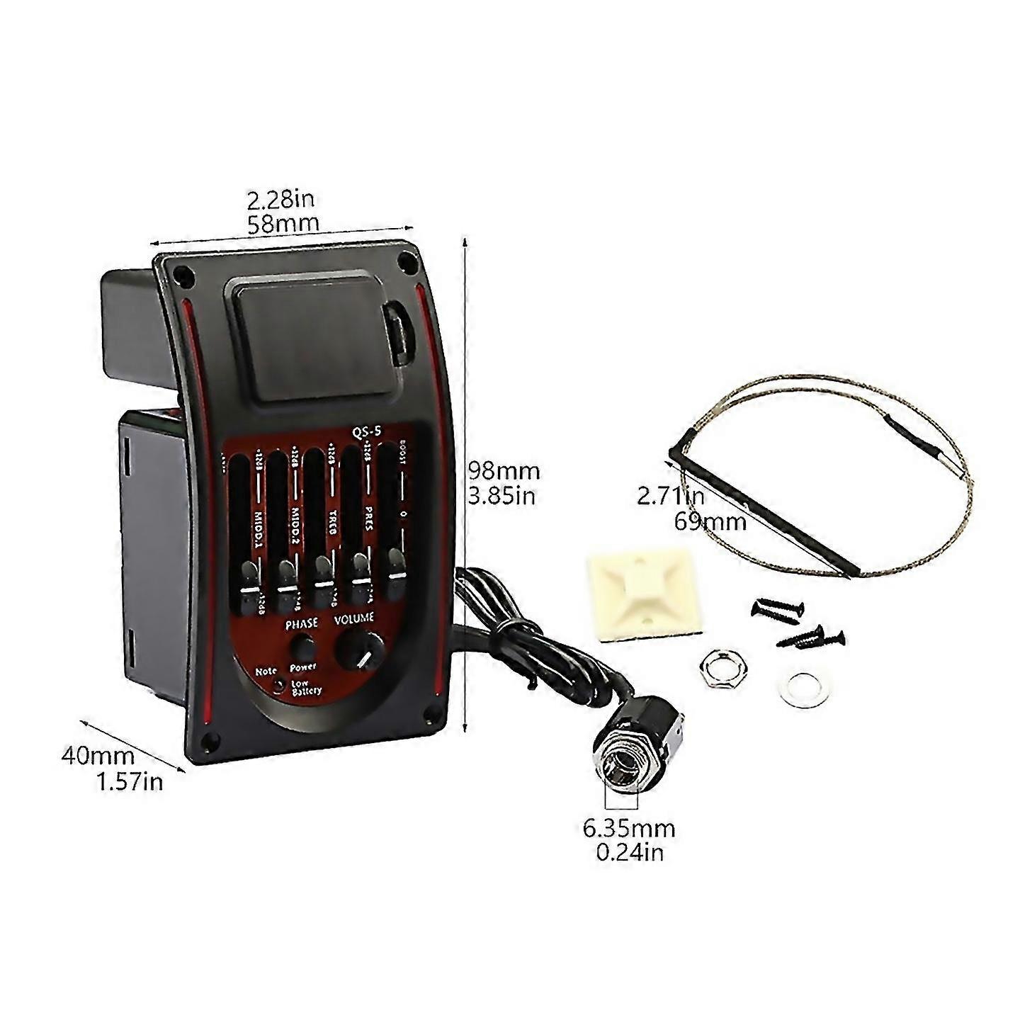 For guitar pickup tone controls eq equalizer tuner guitar accessories