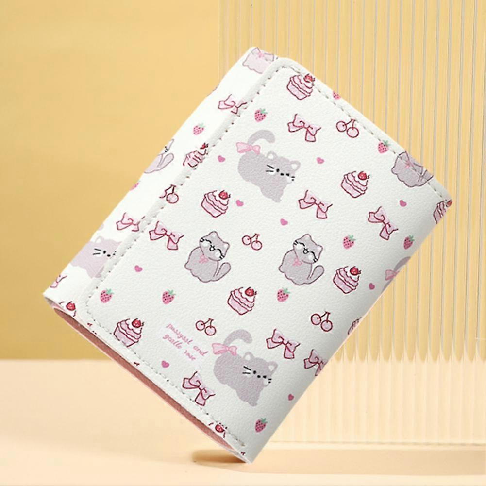 Cute Triple Fold Wallet Large Capacity Student Multifunction Folding