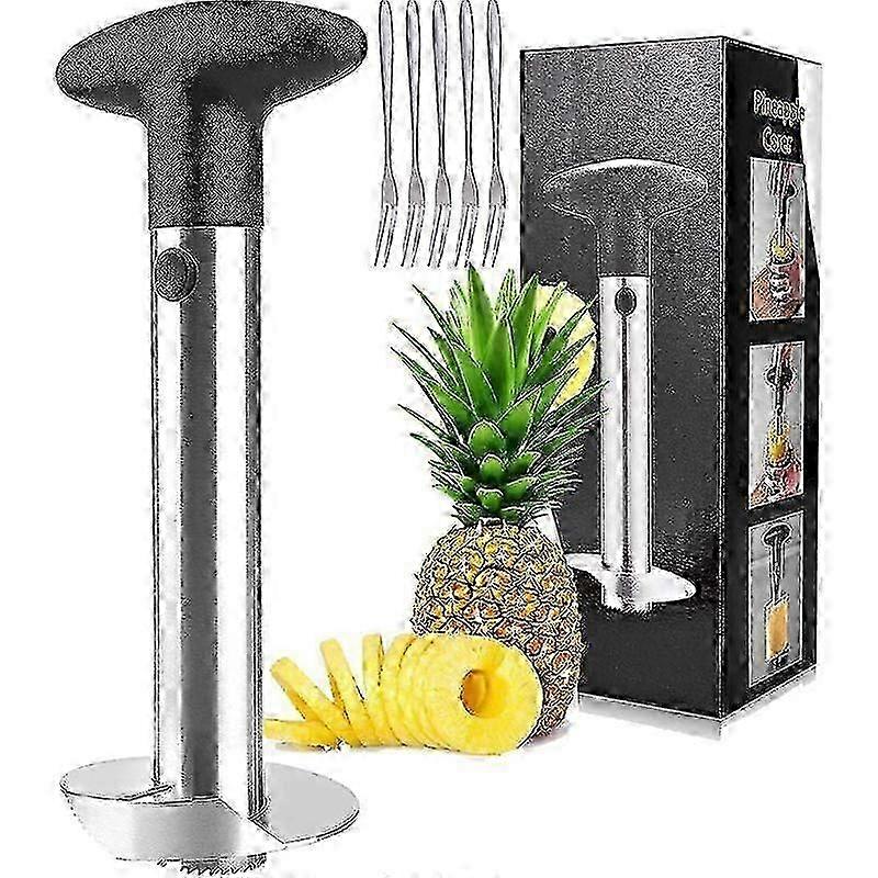 New Pineapple Cutter Stainless Steel, Improved, Reinforced, Thicker, Sharp Blade