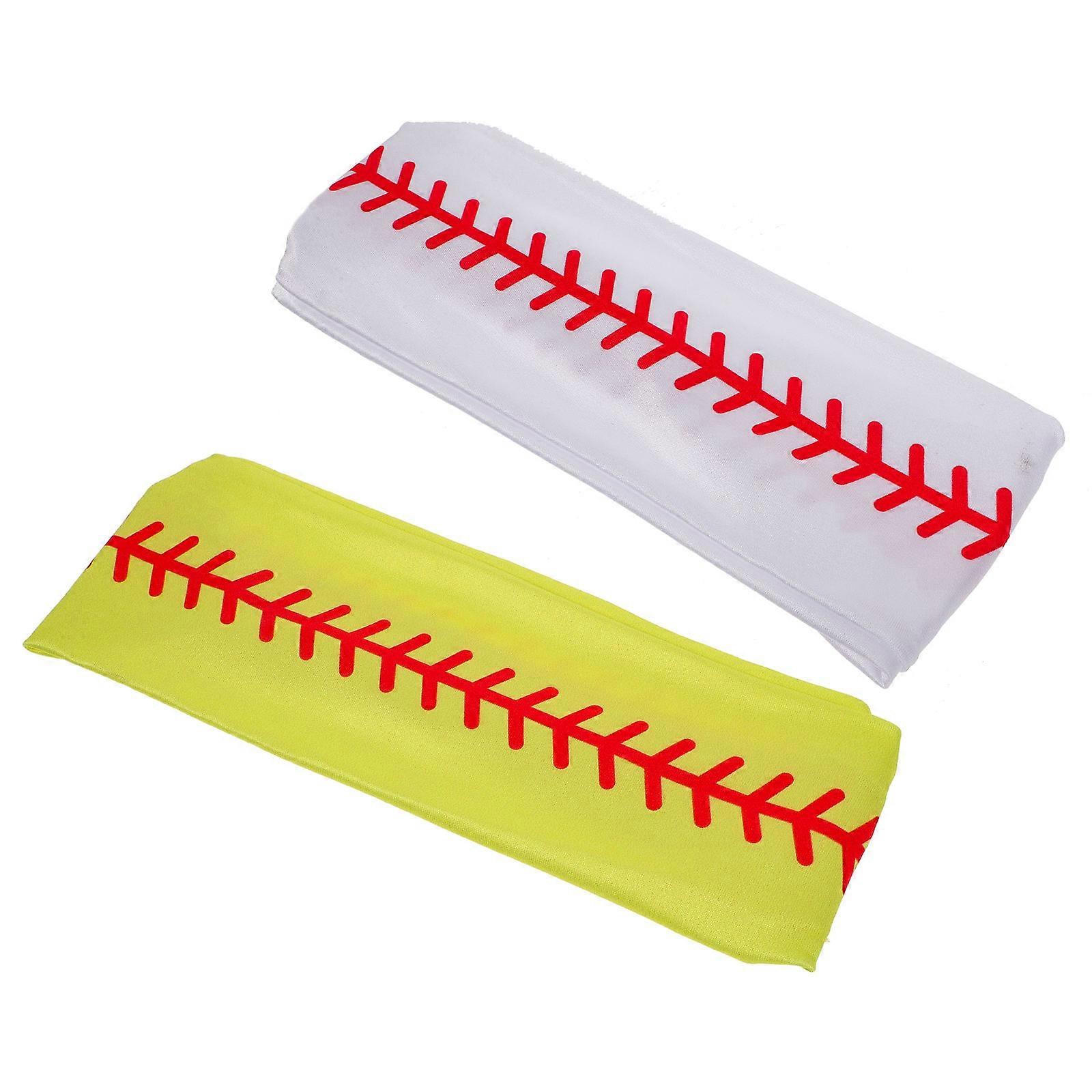 Athletic Headbands Stylish Headbands for Basketball Assorted Color Polyester Fabric with Moisture Wicking 2Pcs