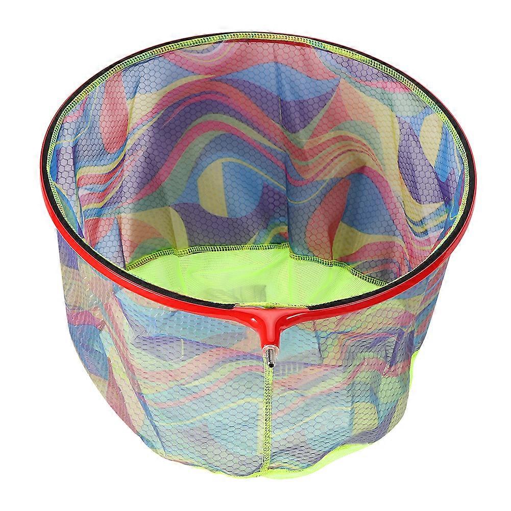 Dip Net Pocket Color Carbon Fishing Dip Net Head Fast Dry Light Fishing Equipment40cm