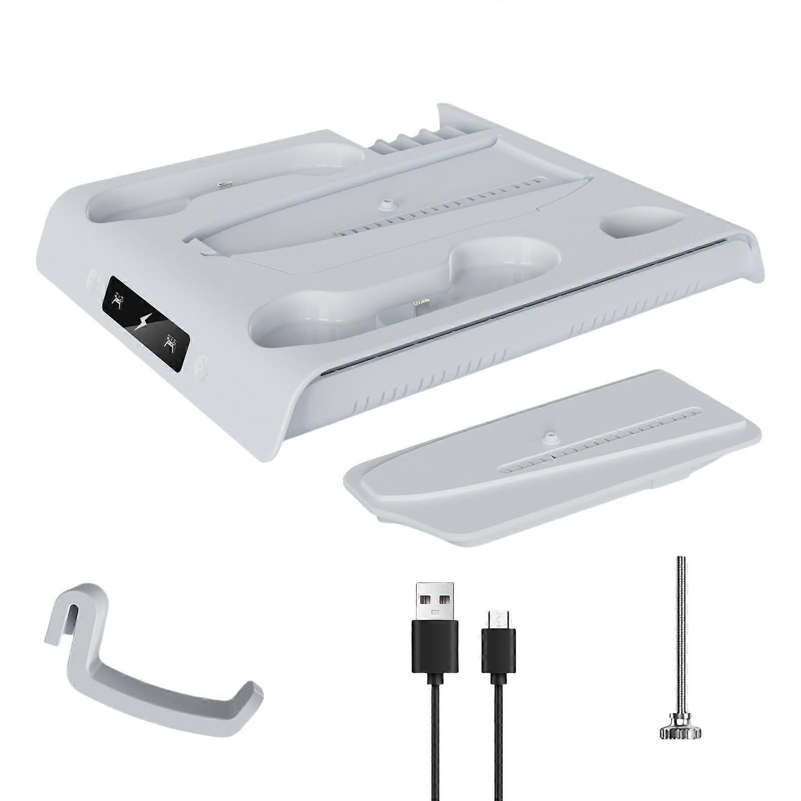 Multifunctional Cooling Dock PS5 Consoles High-Performance ABS Stand With Overheating Protection