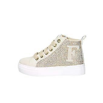 Baskets montantes beige fb-202