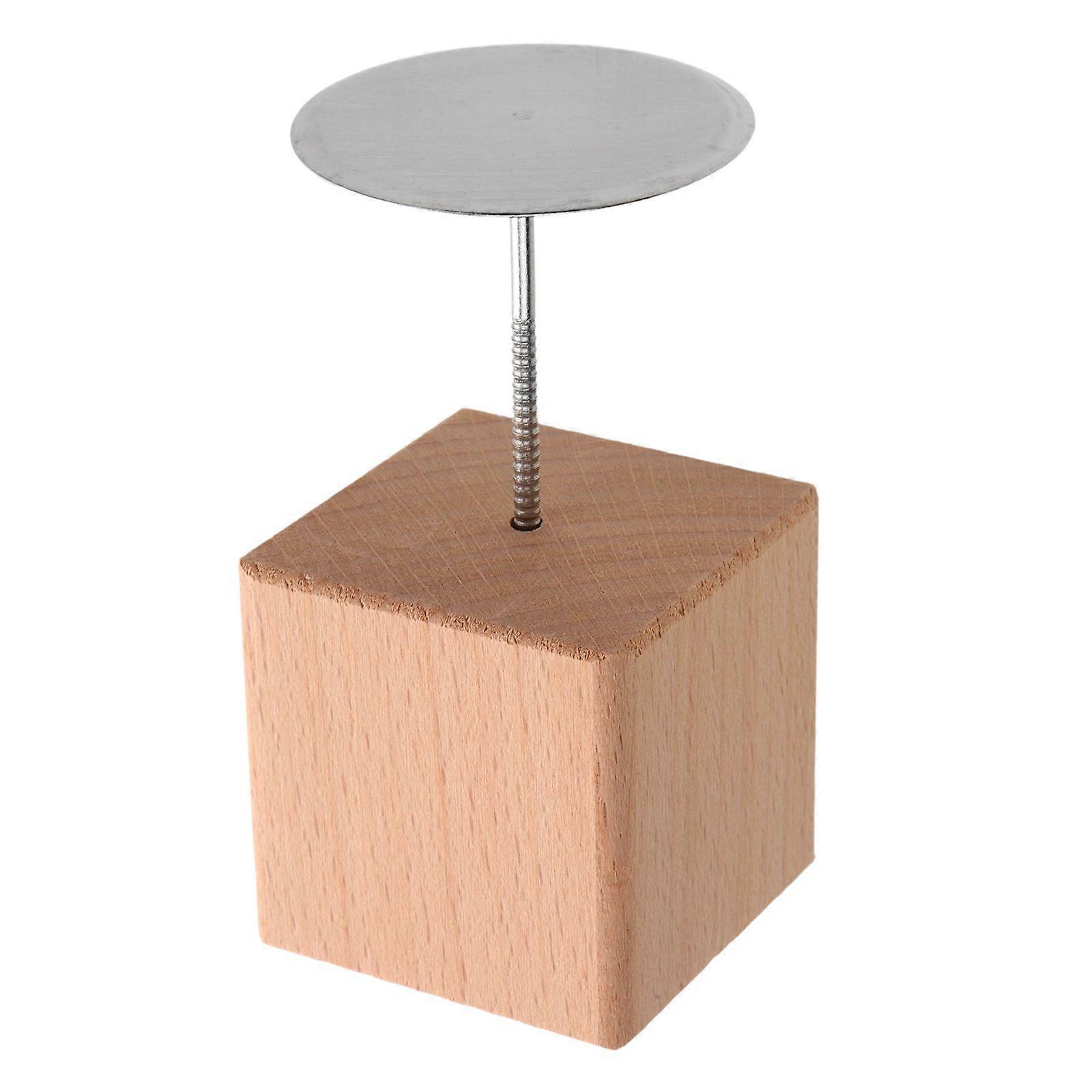 1 Set of Wooden Flower Nail Holder Baking Tool Flower Nail Display Stand For Mounting Patterns