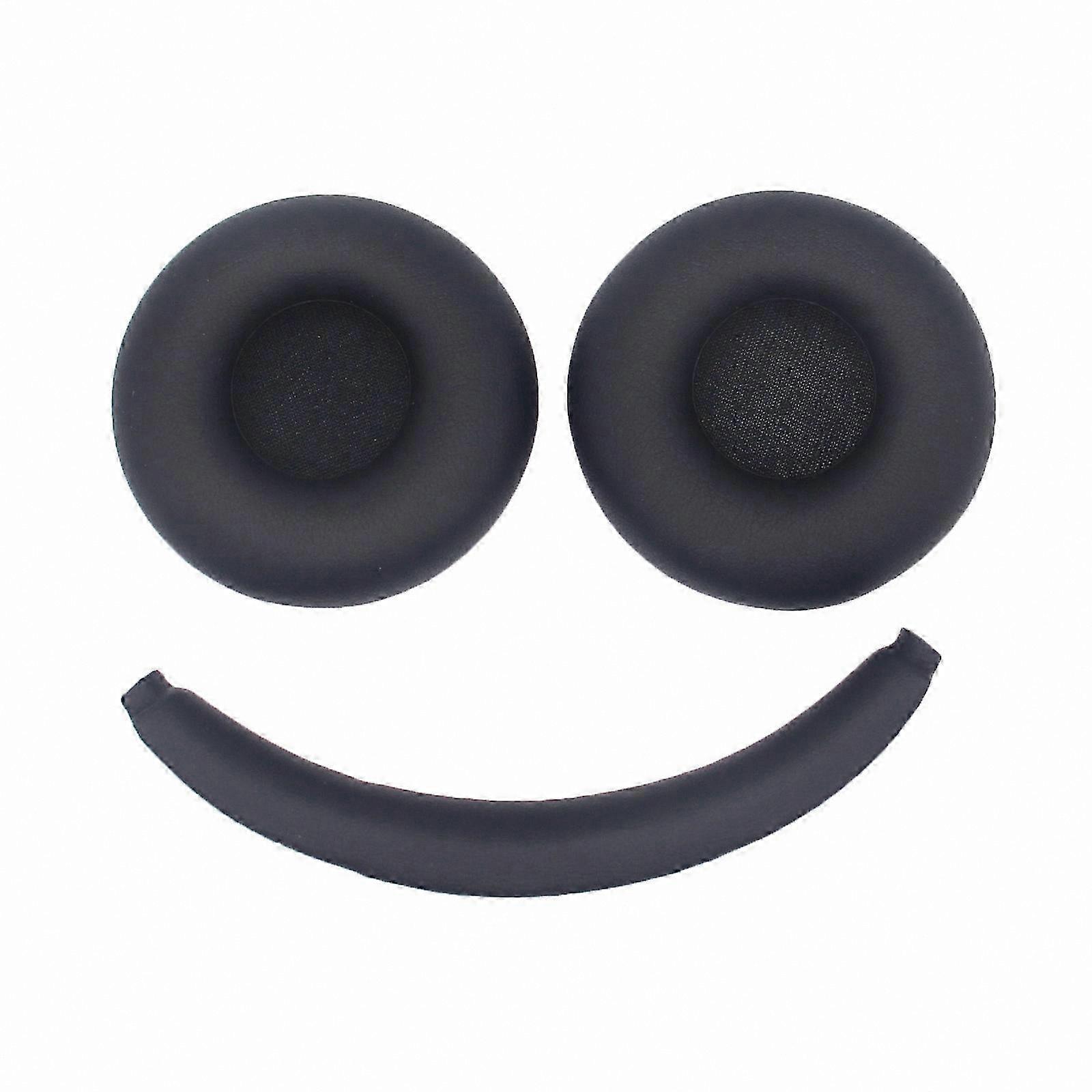 Replacement Leather and Foam Ear Cushions for  USB-C Headset with Beam Sleeve