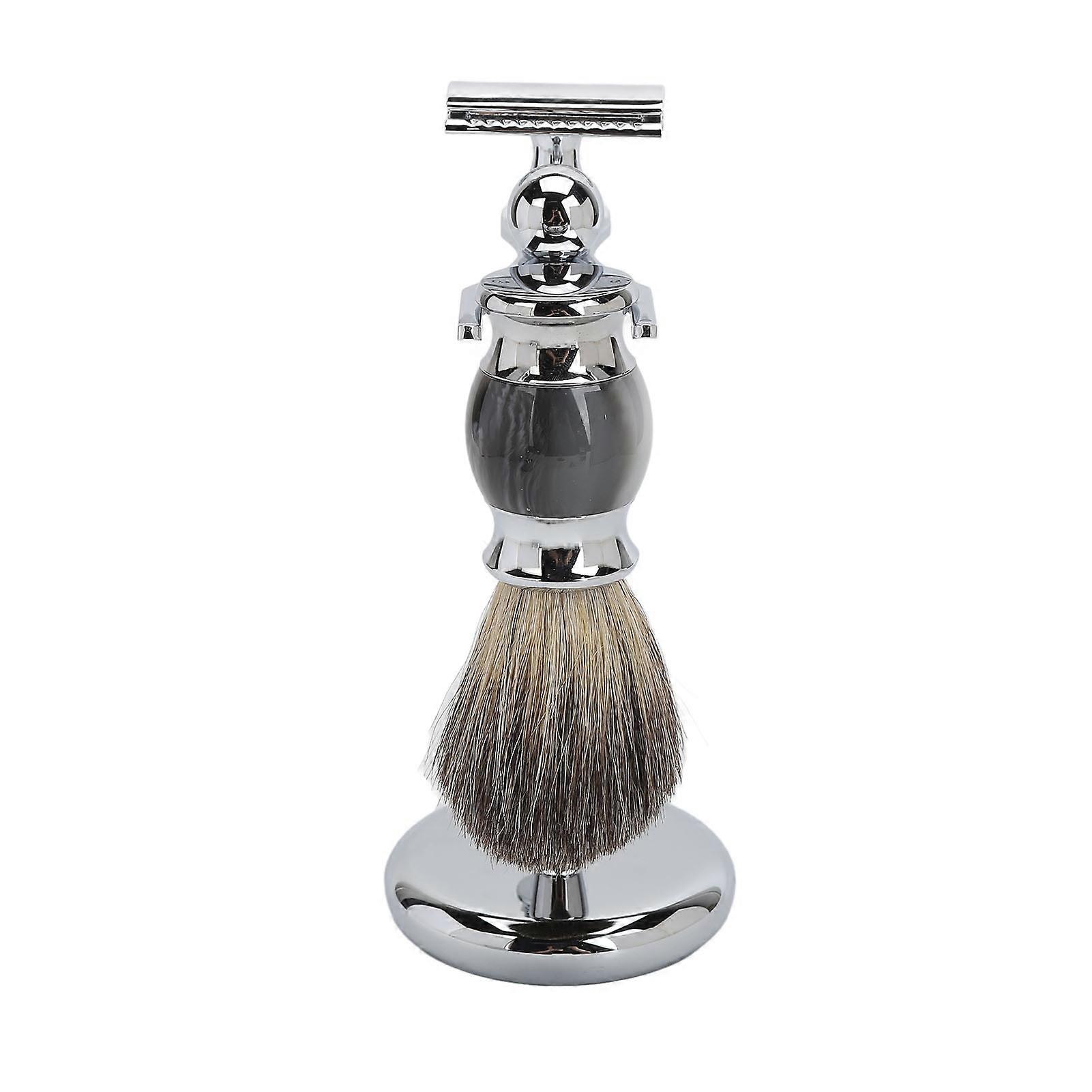 Beard Clipper Stand Set with Foaming Brush & Bowl for Men