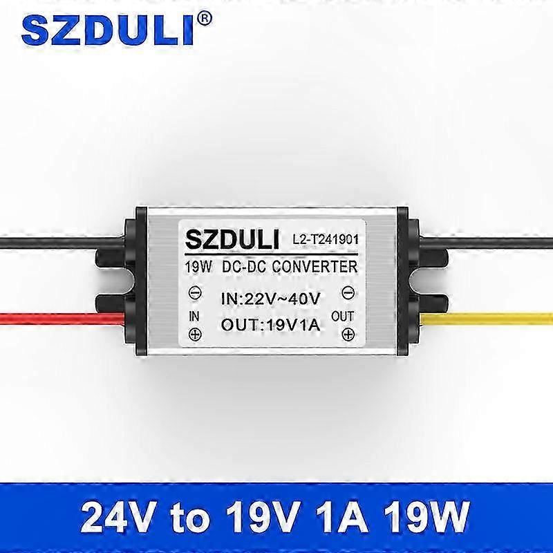 24V till 19V DC-DC spänning steg ner regulatormodul nätadapter