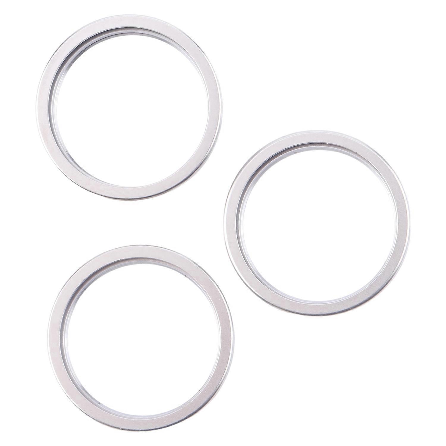For iPhone 16 Pro Max 3pcs Rear Camera Metal Protector Ring