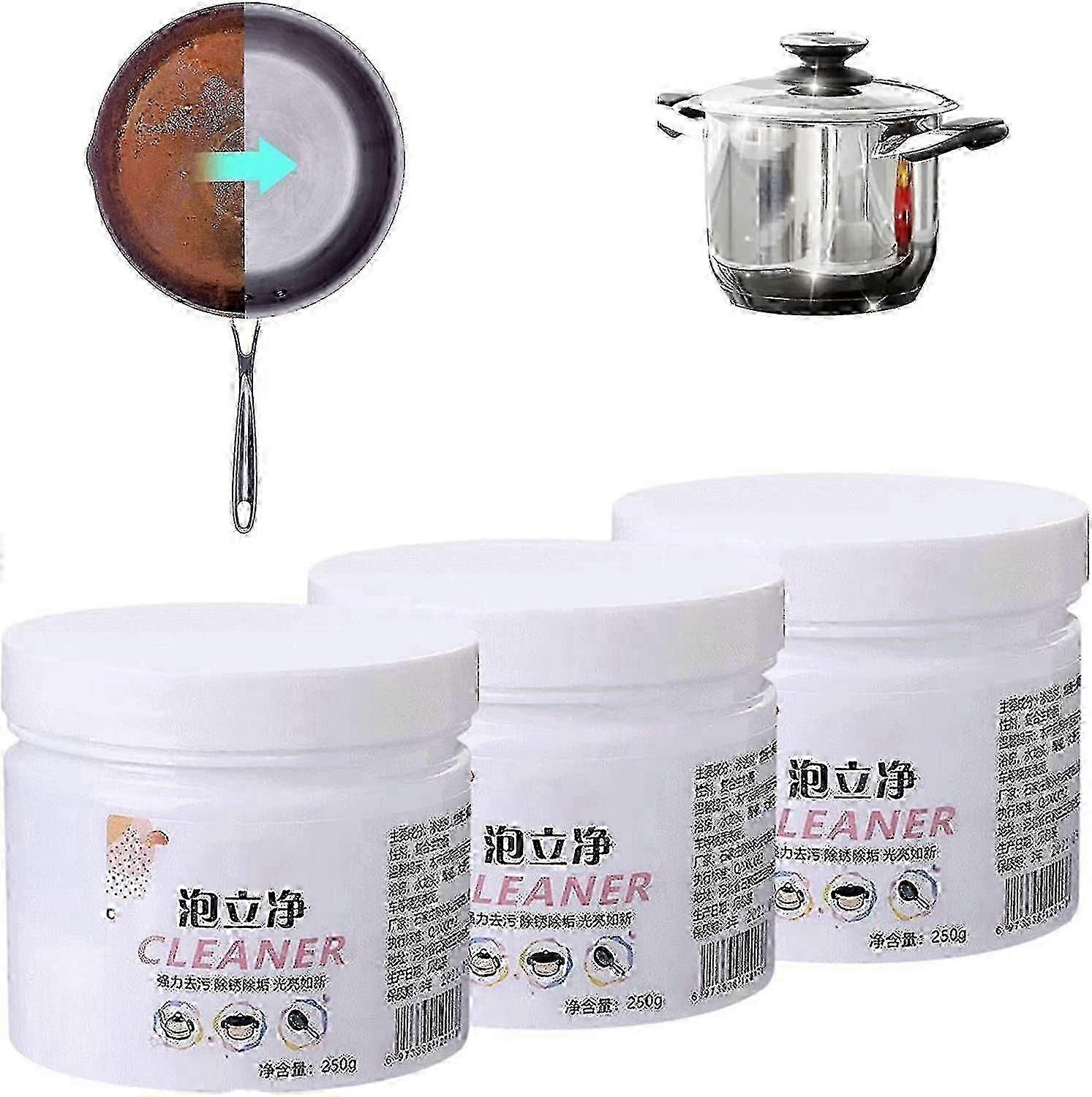 Foam Rust Remover Kitchen All-purpose Cleaning Powder,multi-purpose Foam Cleaner Rust Remover, Soak To Clean