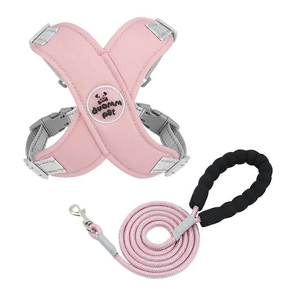 Pet Harness Dog Chest and Back Adjustable for Small and Medium Sized Dogs