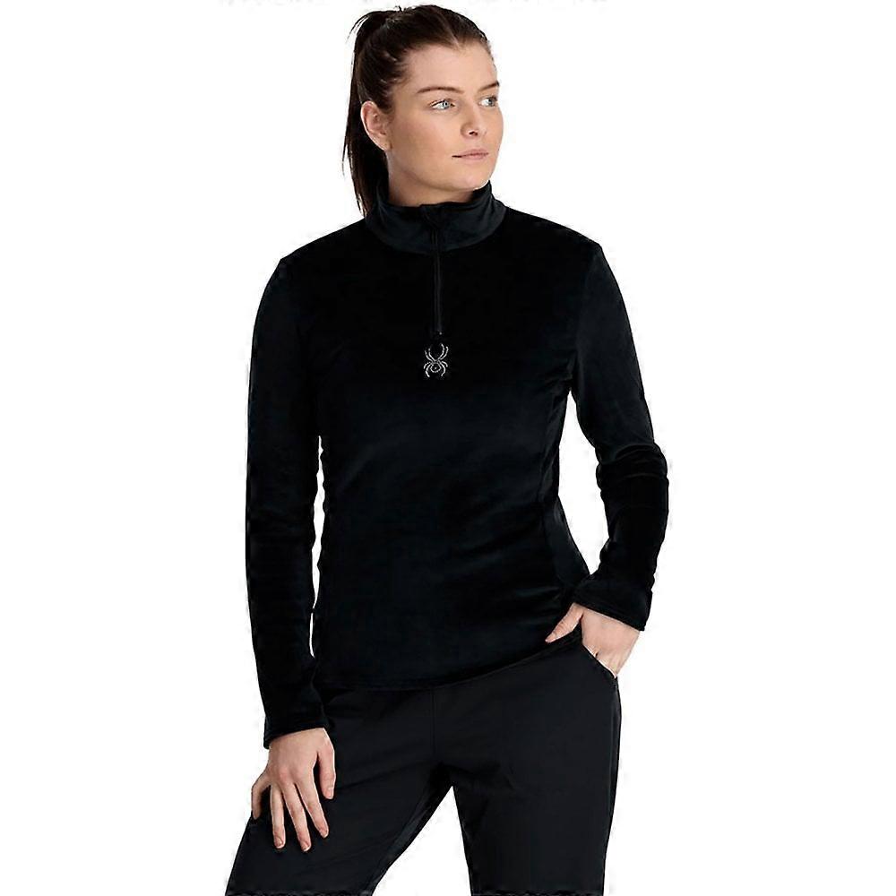 Spyder pentru femei femei Shimmer Bug 1/2 zip / negru / l