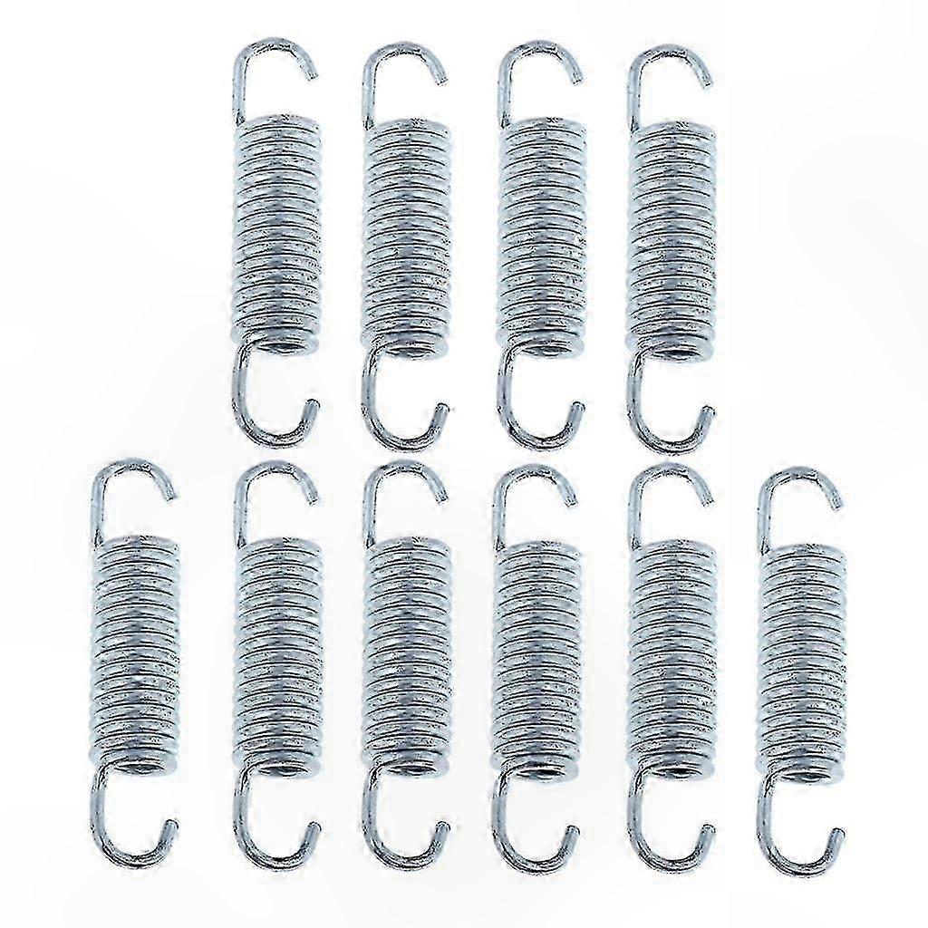 Trampoline Springs Set of 10, Replacement Springs in Various Sizes 8.8cm to 16.5cm, Durable and Reliable for Outdoor Use