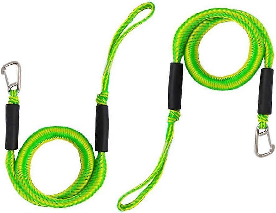 Mooring Rope Dock Line For Boat Bungee Boat Ropes Black For Canoe Kayak Power Boat