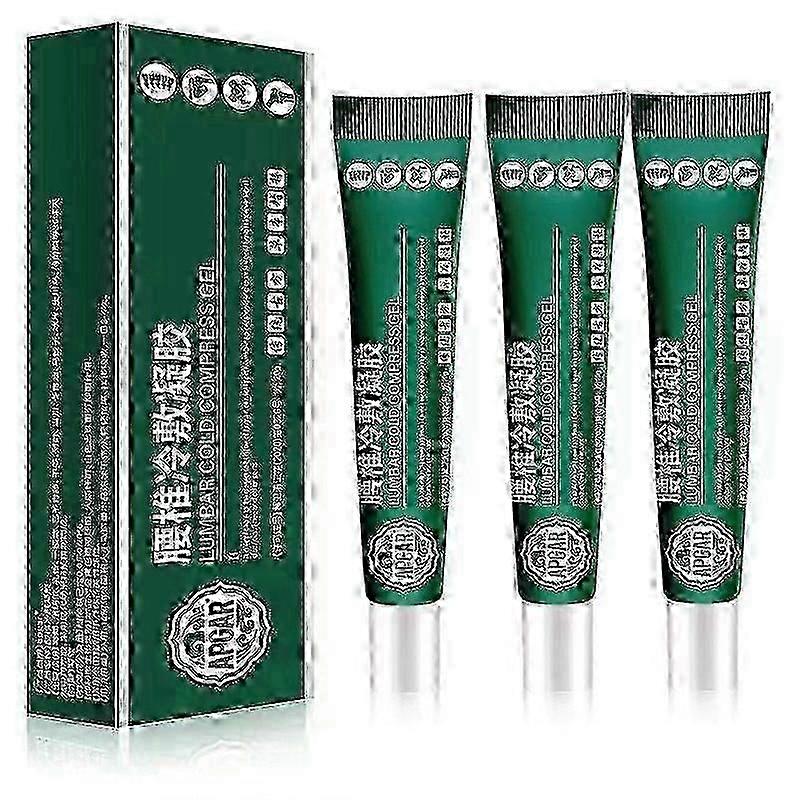 1-3X Lumbar Type Cold Compress Gel, Cooling Gel for Muscles and Joint Pain Relief, Lumbar Cold Compress Gel for Lumbar Spine A