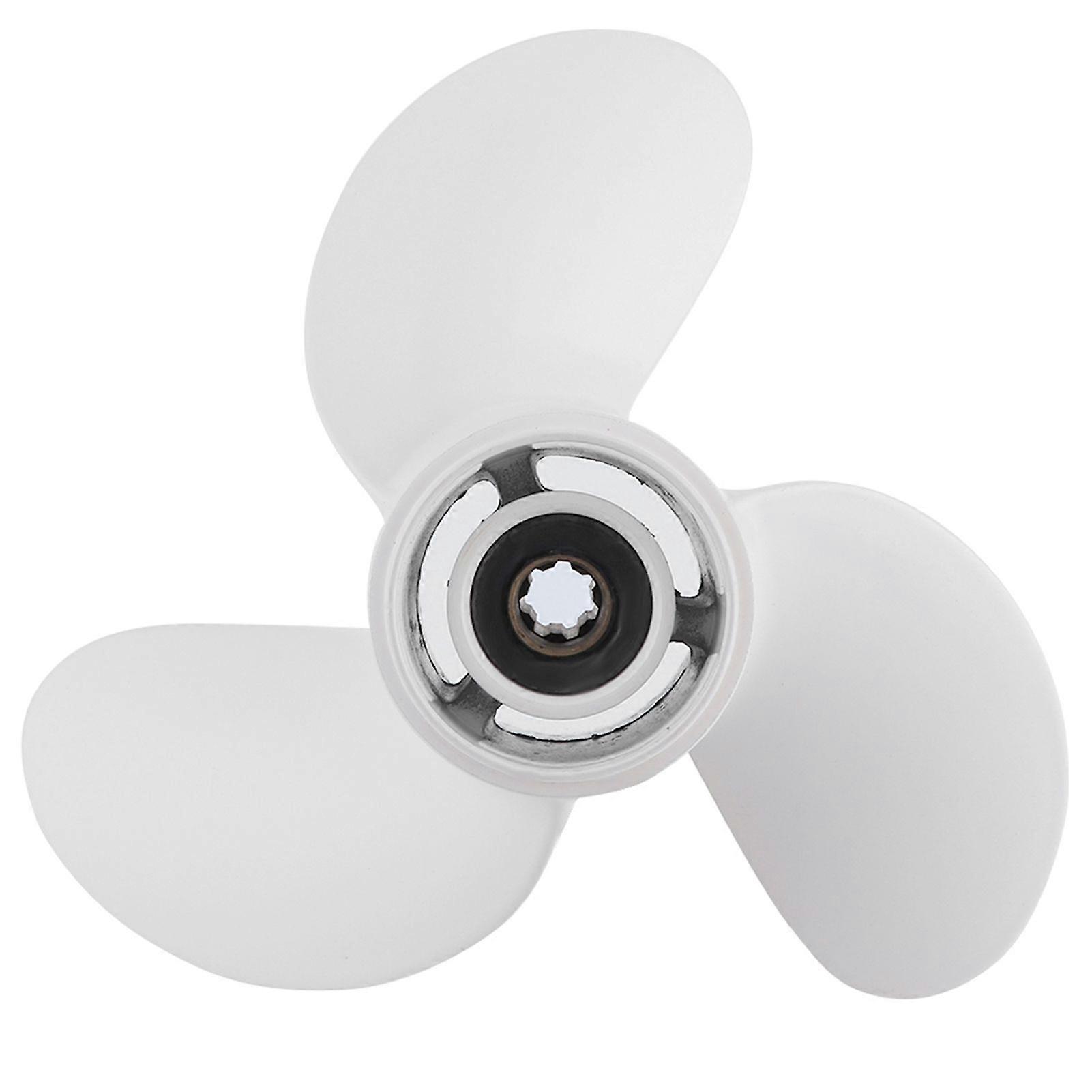 Propeller 7 Spline Tooth 3 Blades 6G14594100EL 8 1/2 X 8 1/2 Fit for Yamaha Outboard Engine 68HP