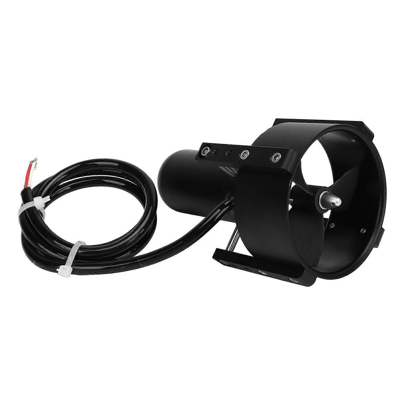 Underwater Thruster Full Sealed Waterproof Brushless Motor Aluminum Alloy Anodized 8kg Underwater Propeller 33V CCW