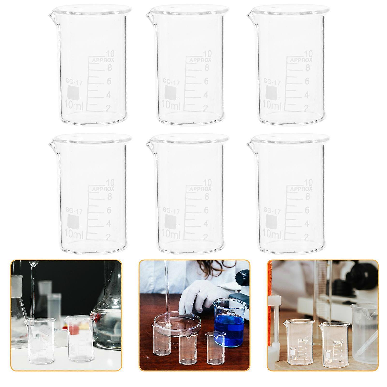 Chemistry Glassware Glass Beakers for Laboratory Use 18Pcs Set