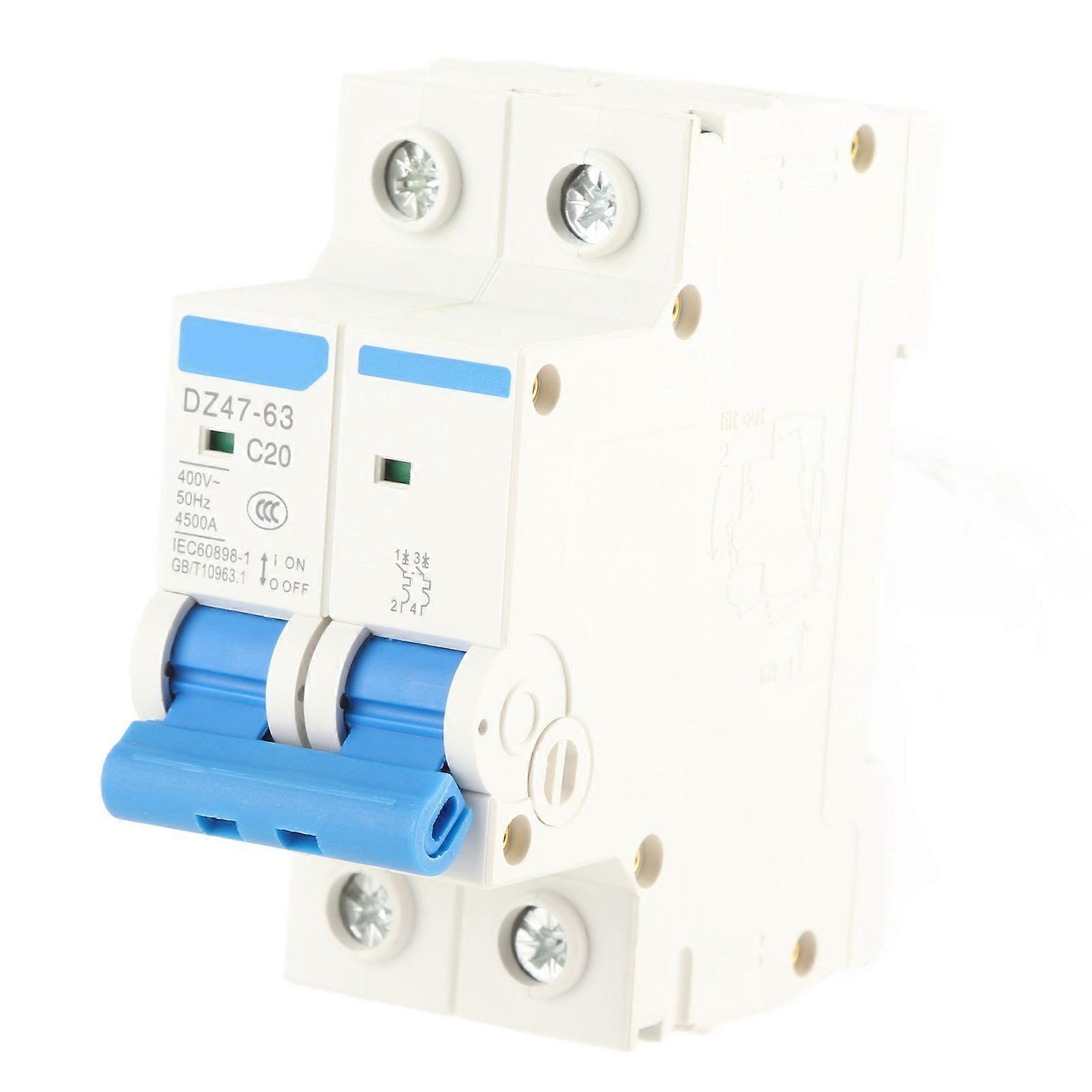 DZ4763 2 P Mini interruttore automatico interruttore interruttore 400VAC20A