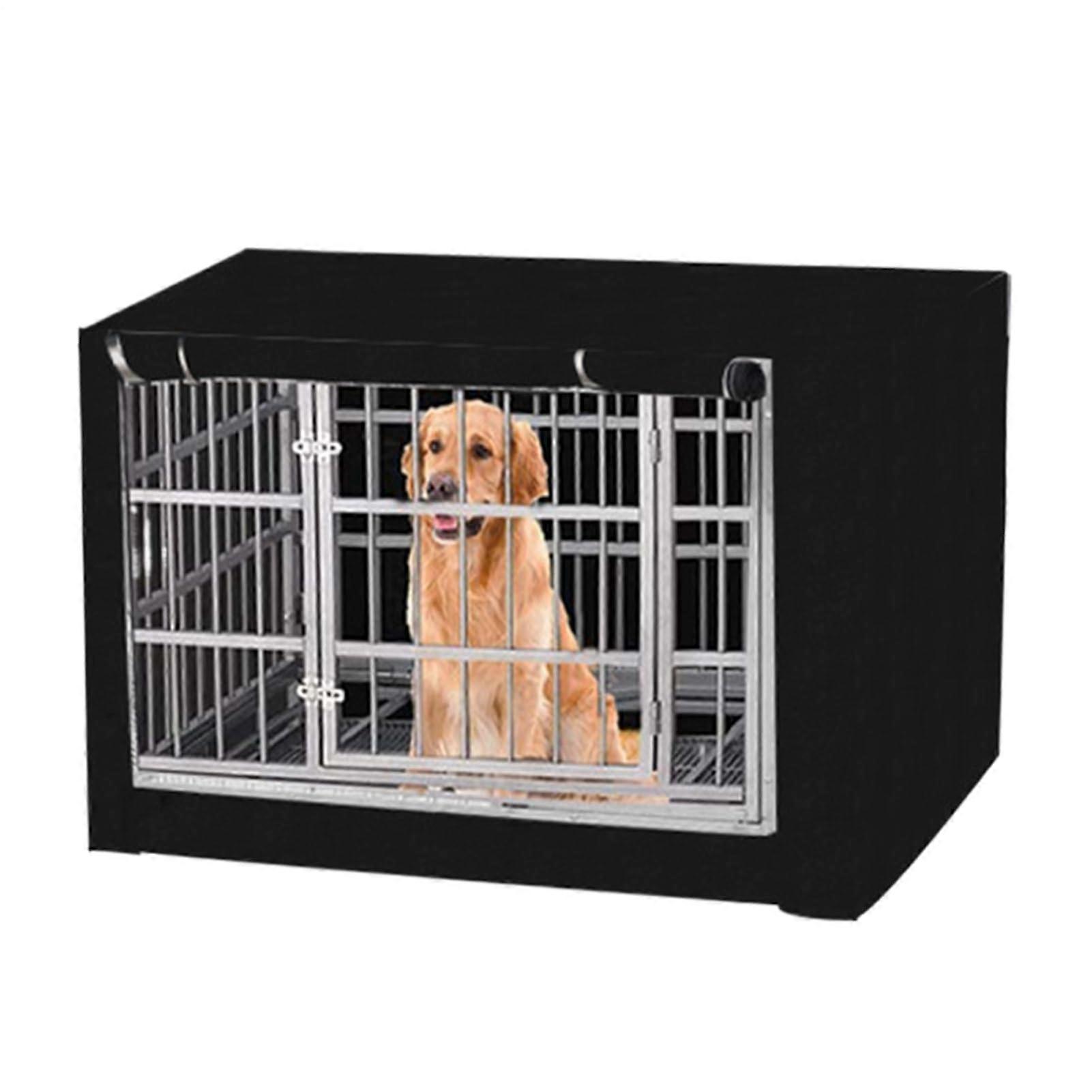 Dog Crate Cover Dustproof Breathable Protective Cage Shield 13.78x11.02x1.18 In Fits 36 Inch Crates Multicolor