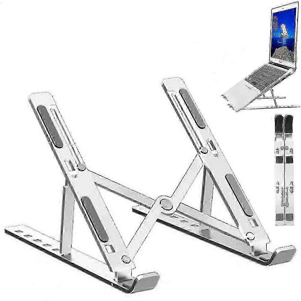 Adjustable and Foldable Laptop Stand Riser for Ergonomic Computer Holder and Portable Use