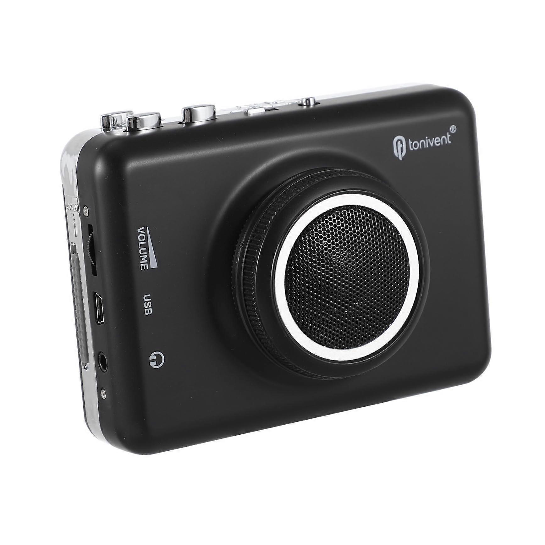 Cassette to Digital Converter Retro Music Player USB Powered Windows and Mac Compatible 3.5mm Line Output Portable