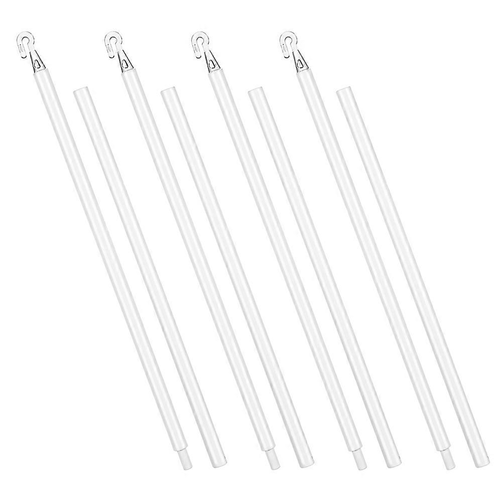 Plastic Vertical Blind Wand for Window Blind Replacement 12Sets with Hook