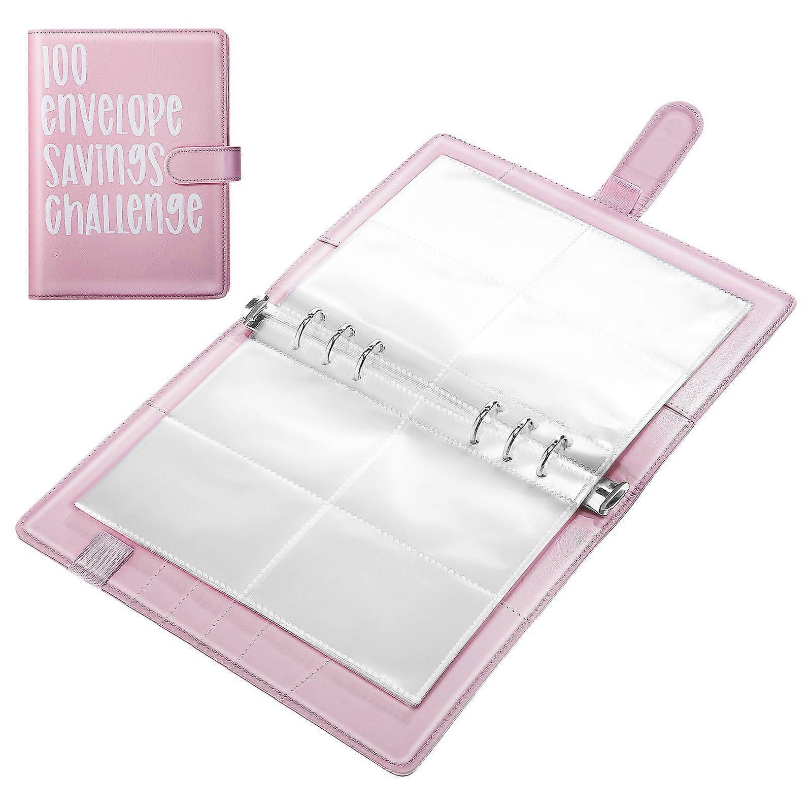 Savings Binder 3Pcs Expense Management For Gift Giving Pink Design For Organized Planning