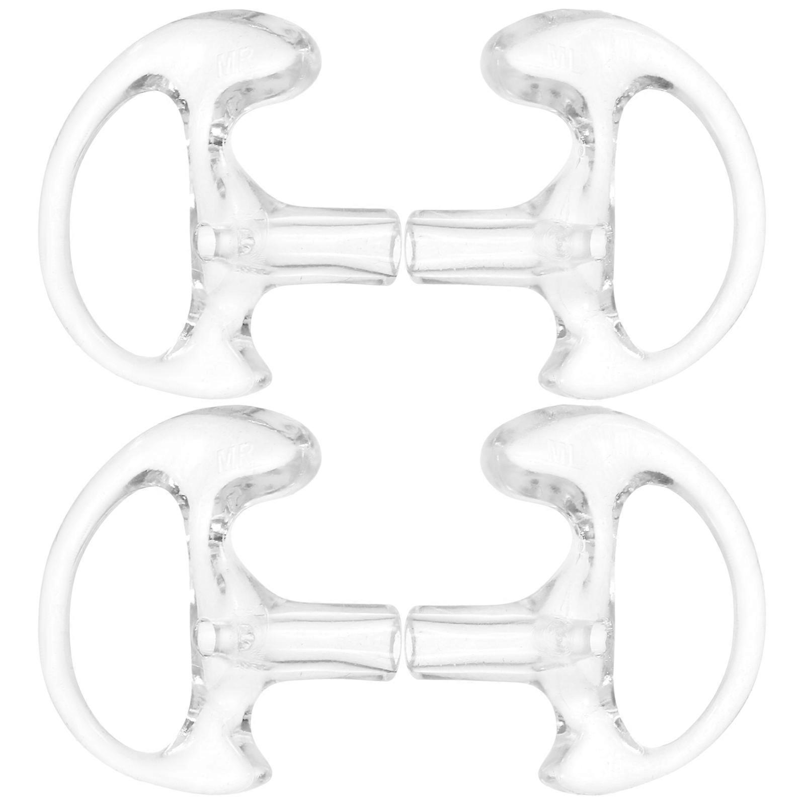 Replacement Interphone Ear Plugs Silicone Earpiece Insert for 20Pairs