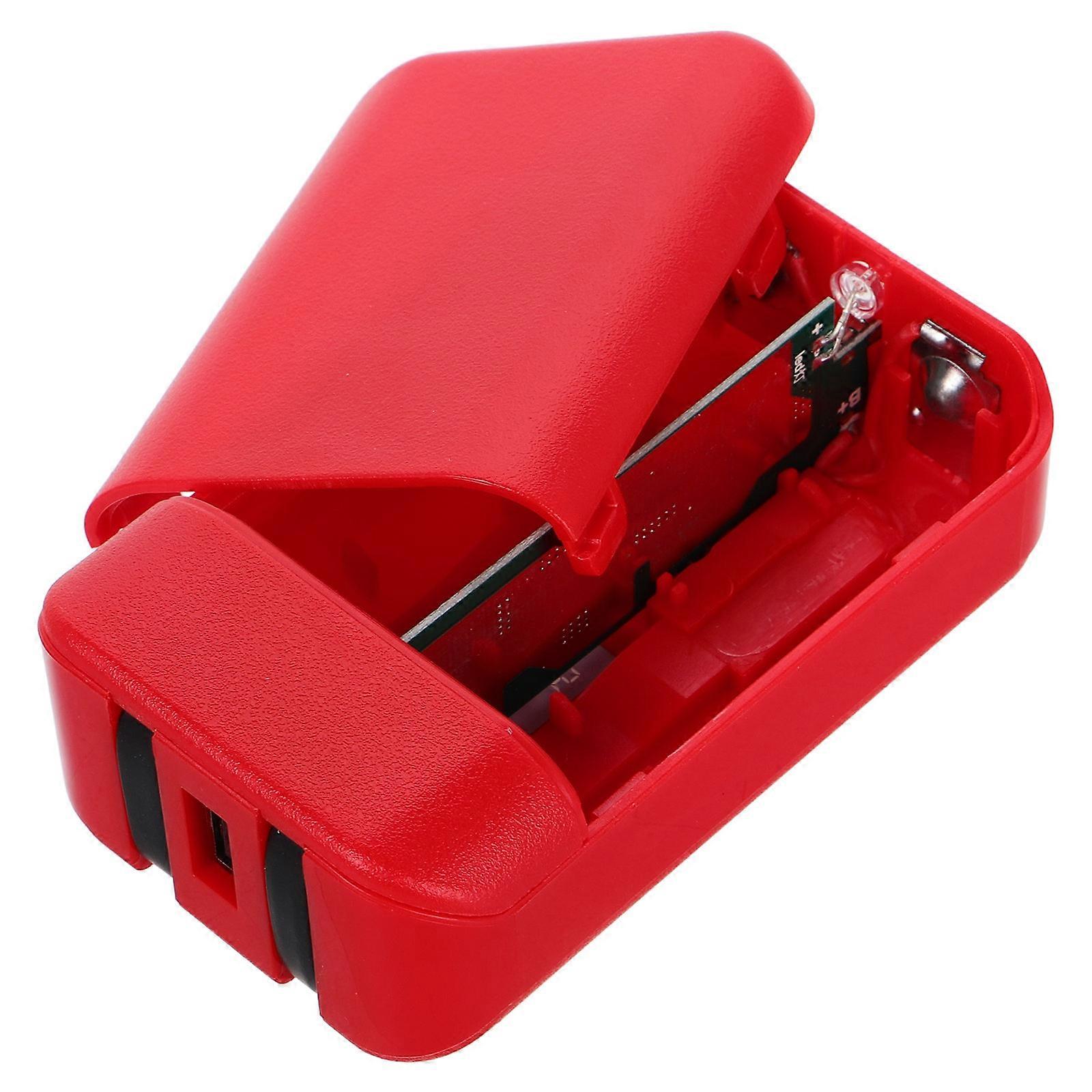 Stylish Red Diversion Safe Power Bank for Storage Hidden Security Safe
