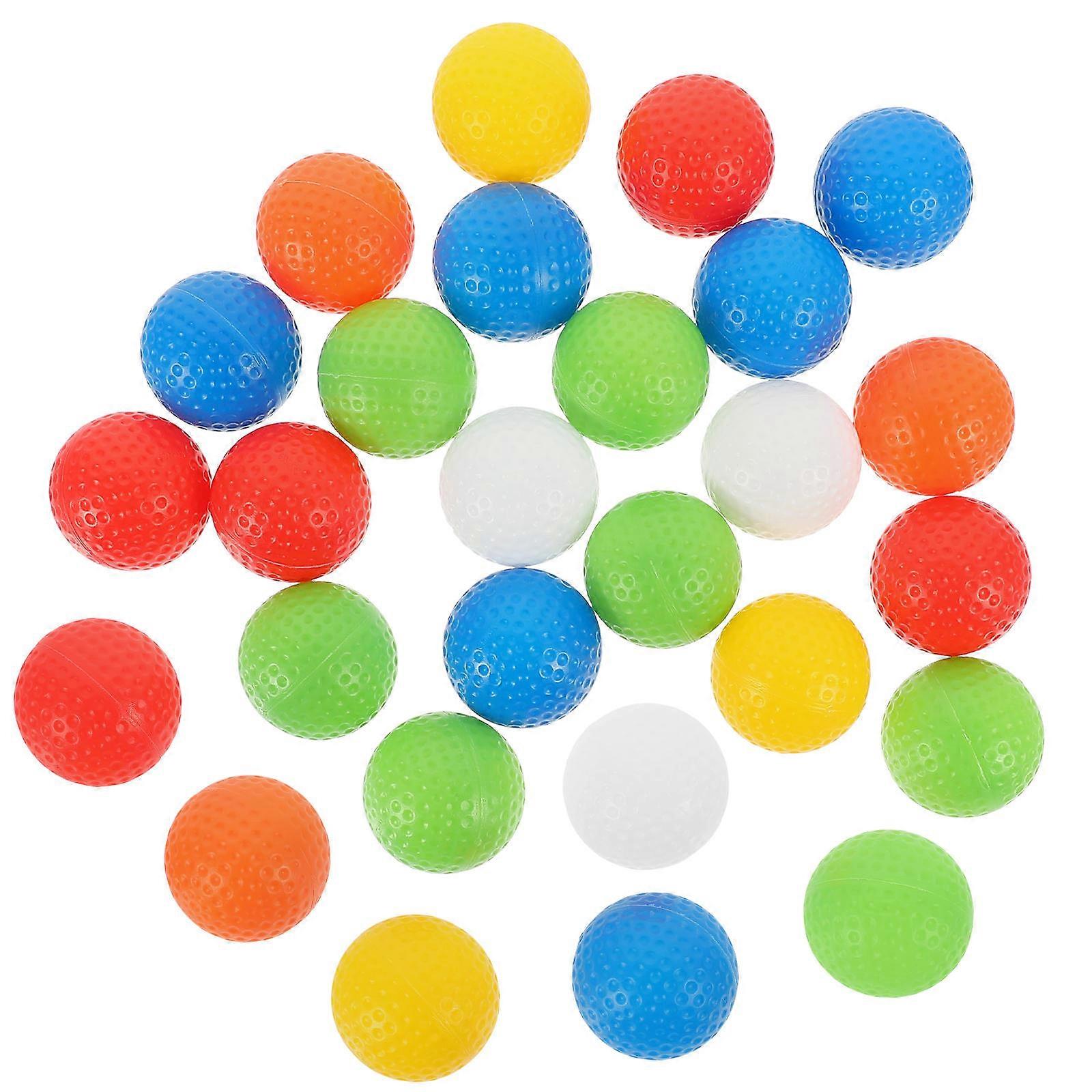 Practical Training Balls Hollow Golfing Balls for Swing Practice 108Pcs