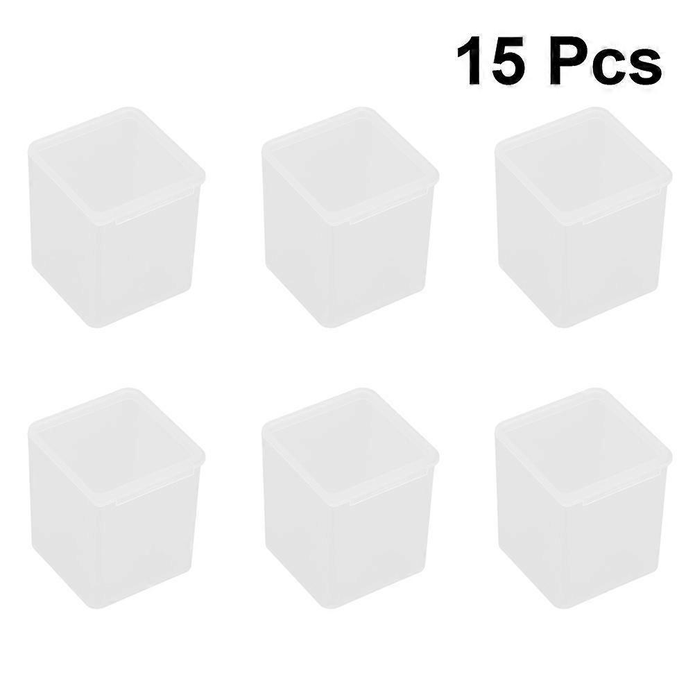 Plastic Box Multipurpose Storage Box for Storage Use 15Pcs with Lid