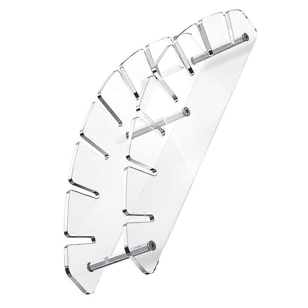 Hat Holder Acrylic Cap Organizer for Storage 2Pcs Transparent Desktop Stand