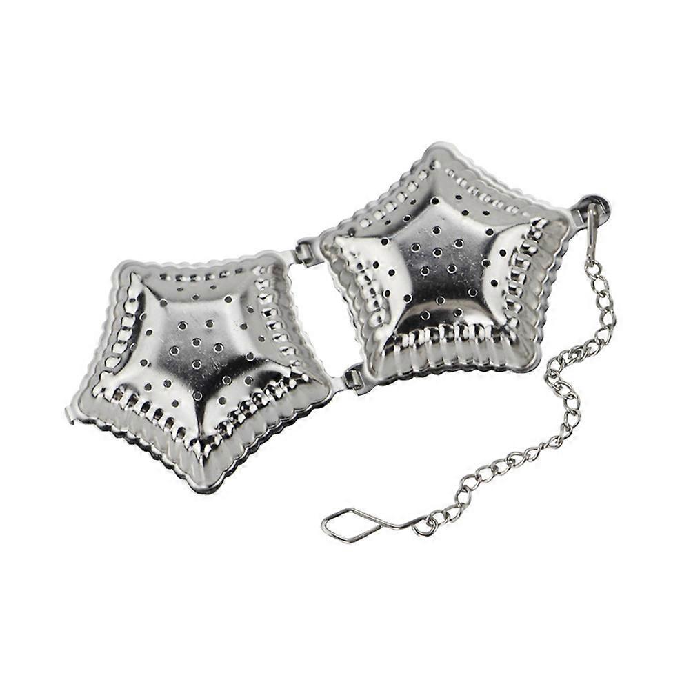 Portable Tea Infuser Filter Creative Five- Design Stainless Steel Tea Preparation Tool 1Set
