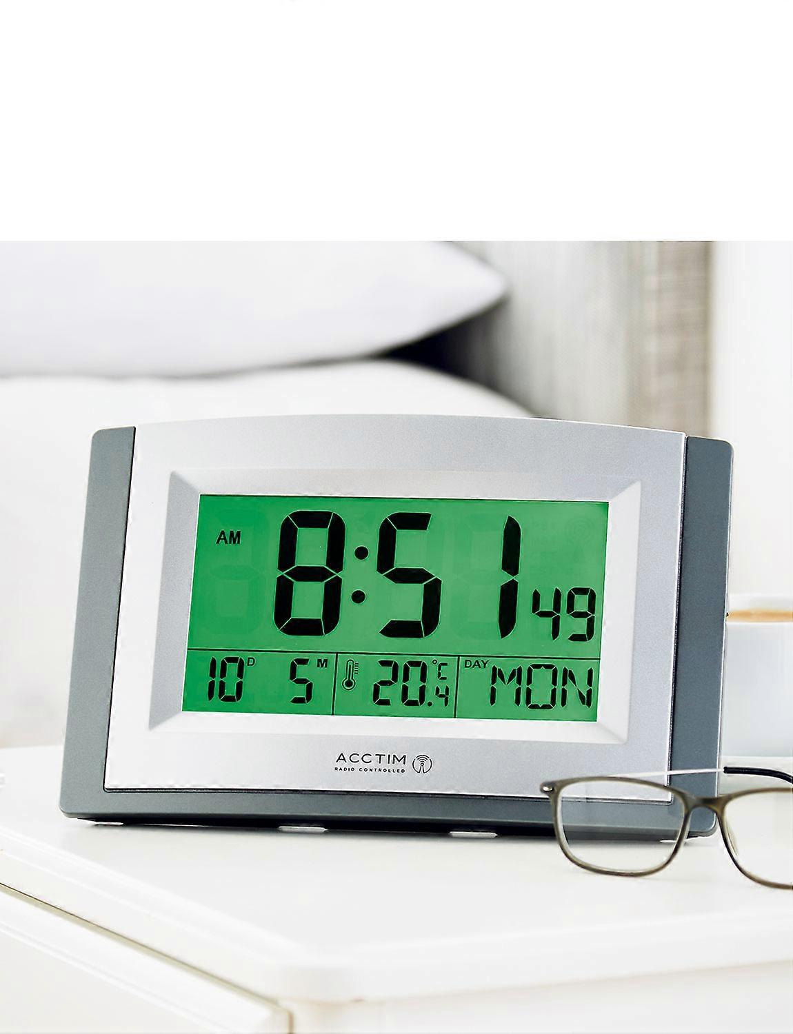 Acctim | Quality | Stratus Radio Controlled LCD Wall Clock