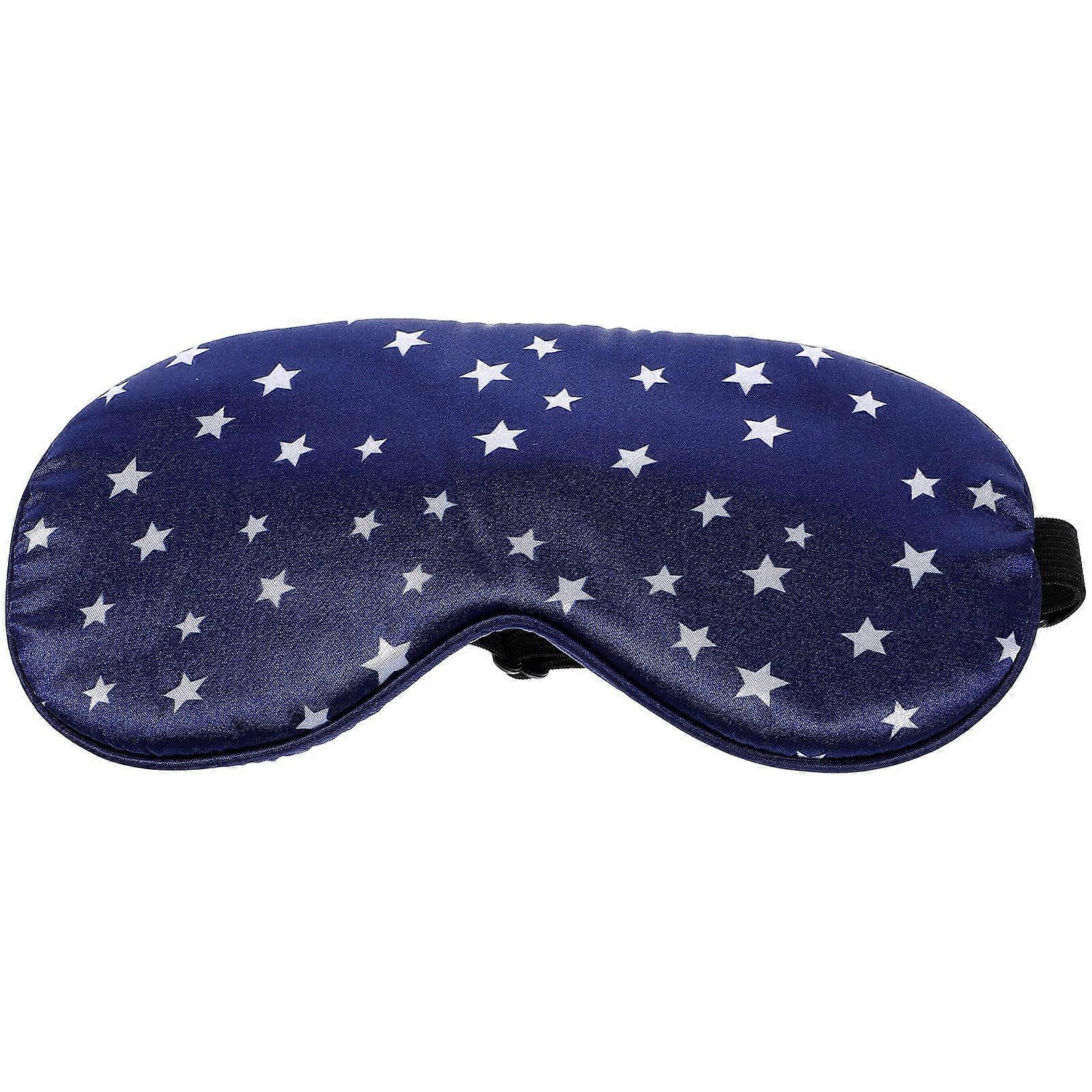 Portable Sleep Mask Eye Mask for Sleeping Travel Use 4Pcs Blue