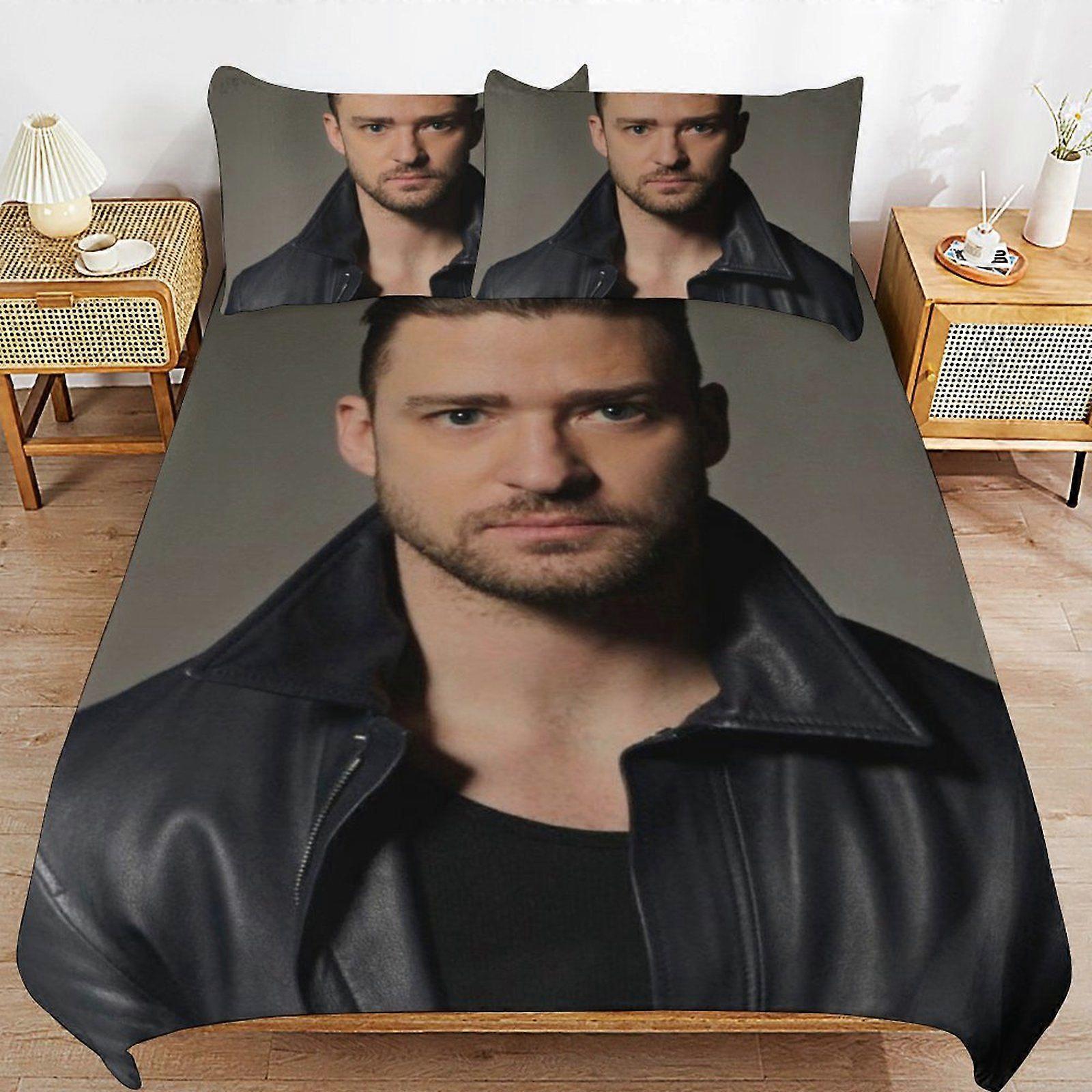 A176 justin yimberlake Envelope Closure Wrinkle Free Touch Durable Comfort Zipper Bedding Duvet Cover Sets Utility N176