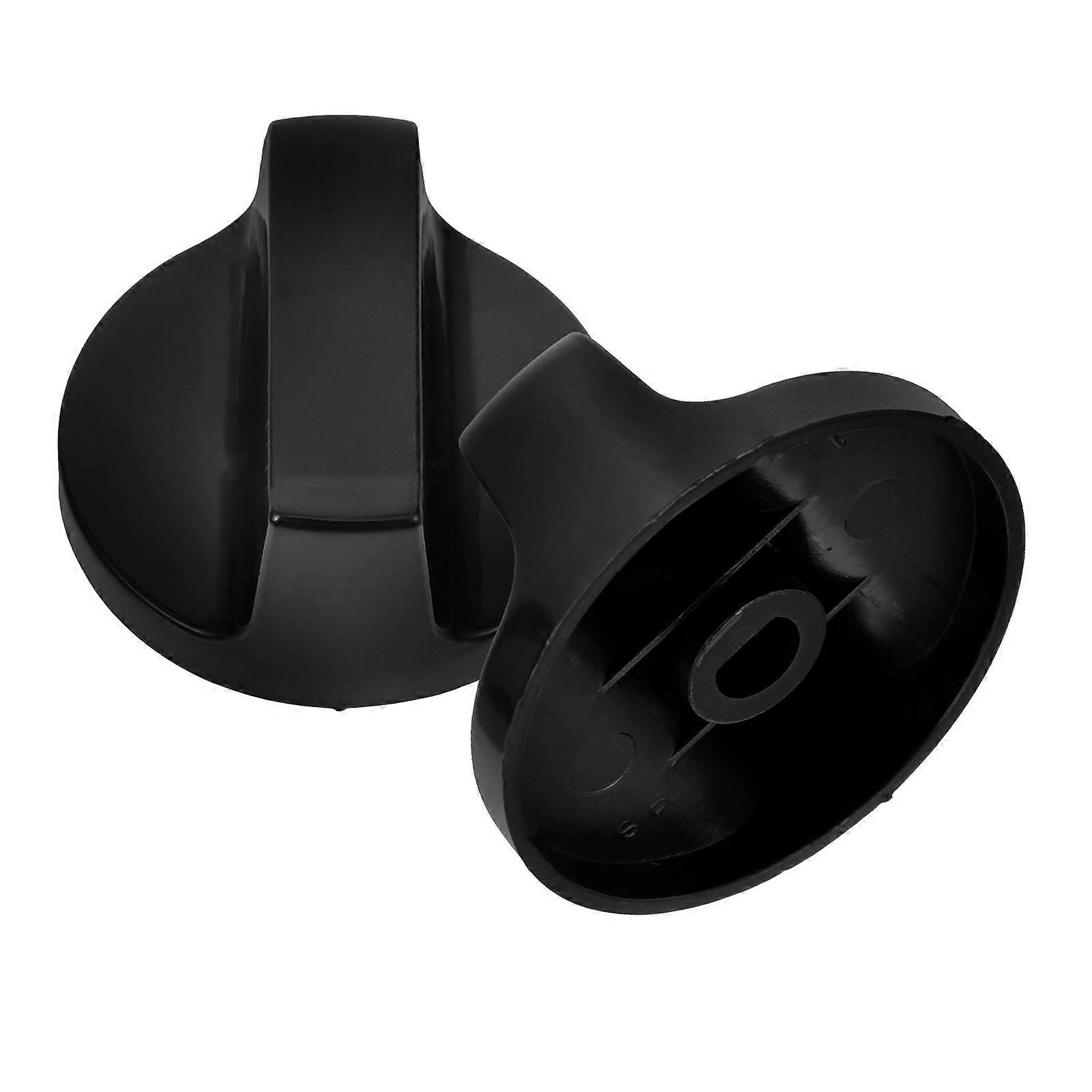 Gas Stove Replacement Knobs 2Pcs Round Plastic Kitchen Supplies for Homeowners Use