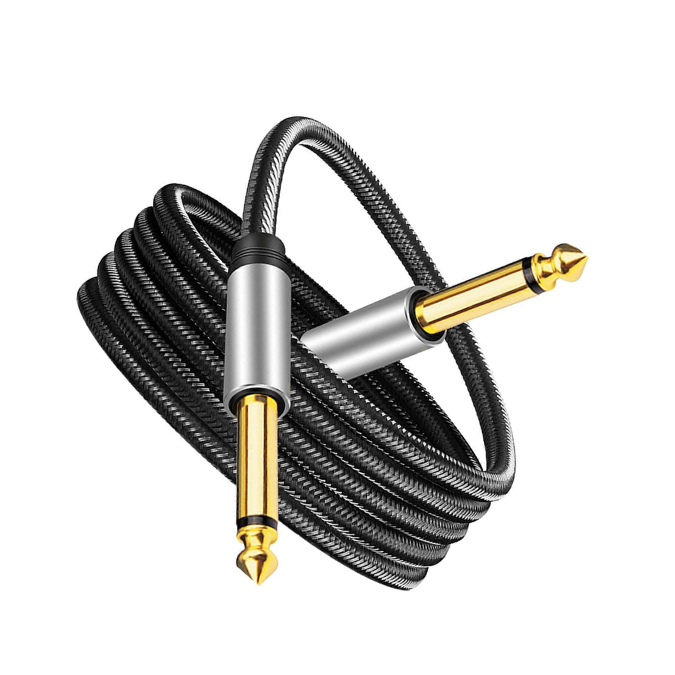 6.35mm Instrument Cable Unbalanced for jack Guitar Patch Cords for Speaker 1M