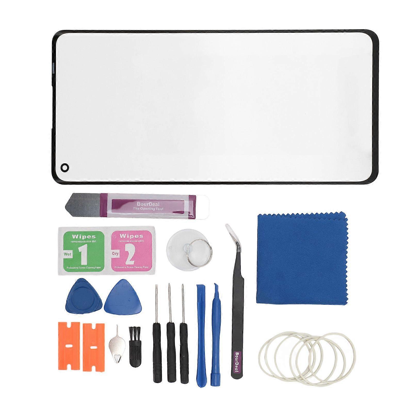 Front Outer Lens Glass Screen Replacement Repair Kit with Tools for Oneplus 8 1+8