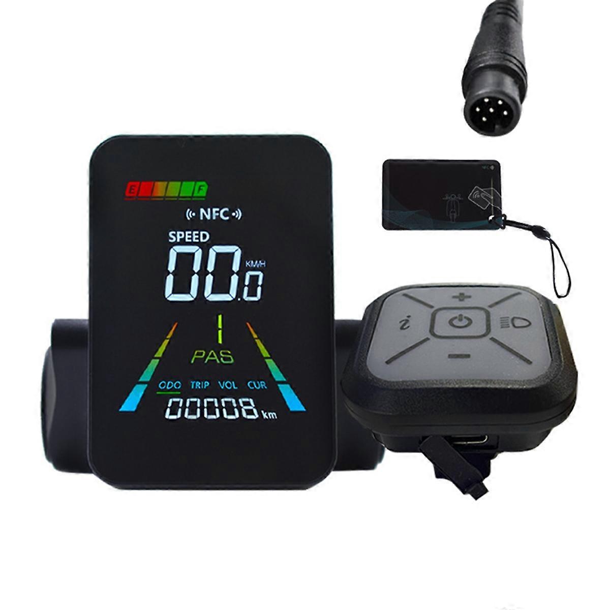 F3 E-Bike NFC LCD Display Animated Color Meter 6PIN