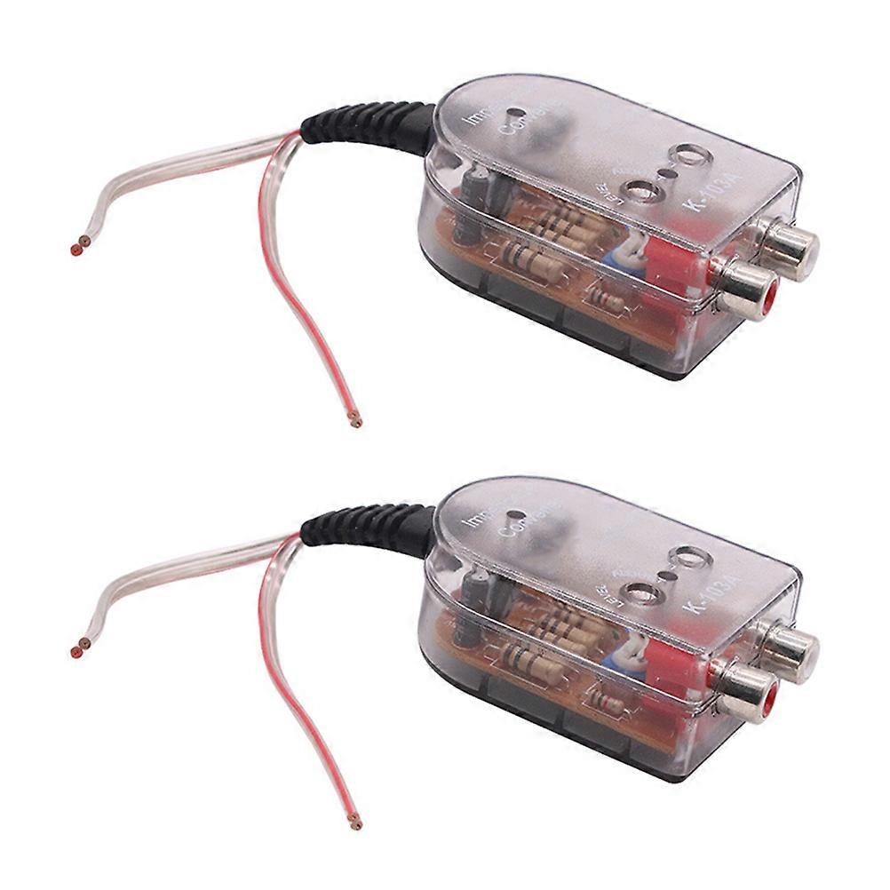 Car Audio Converter High to Low Converter 8Pcs Practical Speaker Adapter for Car